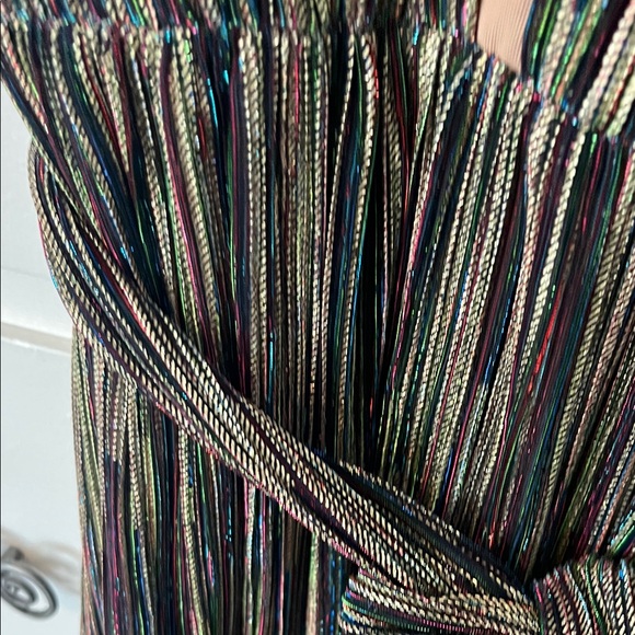 NWT Women’s Metallic High Waist Gown size Medium Nordstrom - Picture 6 of 11